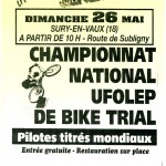 National de BikeTrial de Sury, les résultats; Hermance devant Aglae et Giaco Coustellier en Elites