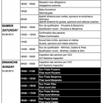 Jeux mondiaux de la Jeunesse UCI, le.programme de Moudon