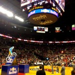 NBA Halftime bike show by Kenny Belaey at the PDX Trailblazers game